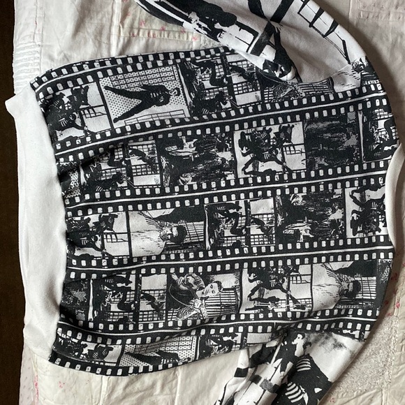 RARE VINTAGE 80s Elvis Presley Liberty Flyer Jailhouse Rock crew neck in white. - Picture 3 of 7